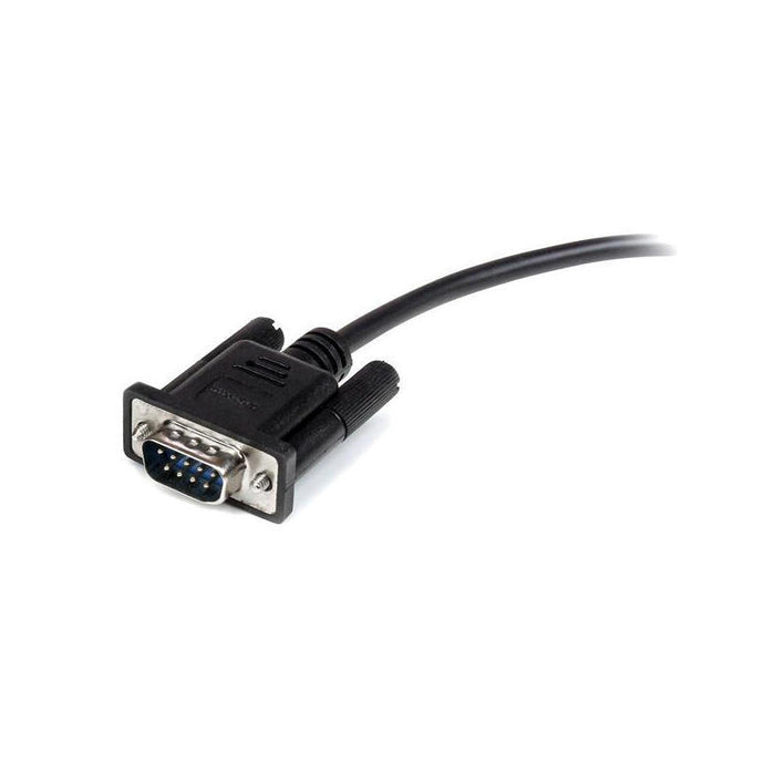 Startech Cable Serie Rs232 Db9 (Alargo) M/H 2m Negro Mxt1002mbk