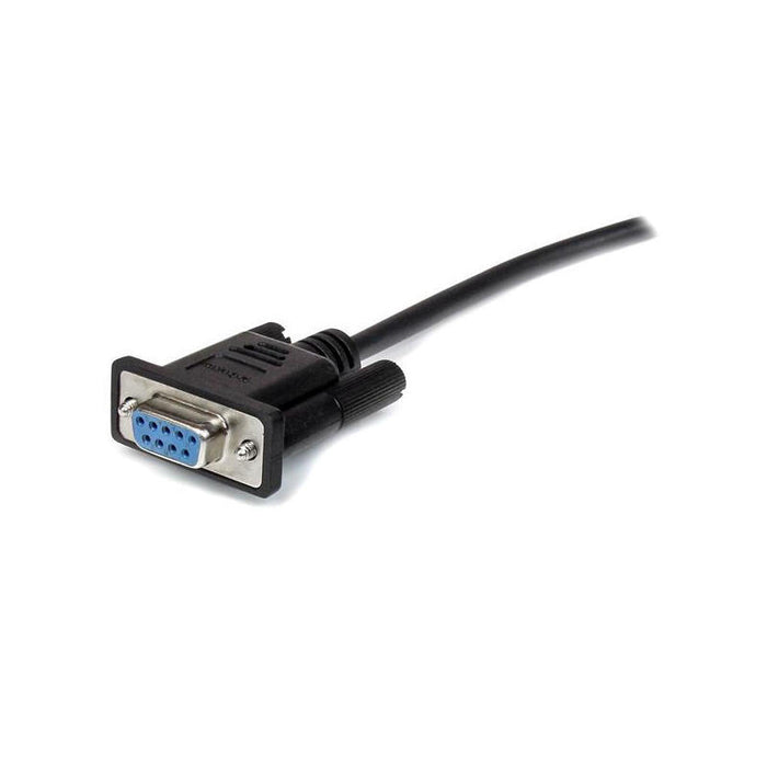 Startech Cable Serie Rs232 Db9 (Alargo) M/H 2m Negro Mxt1002mbk
