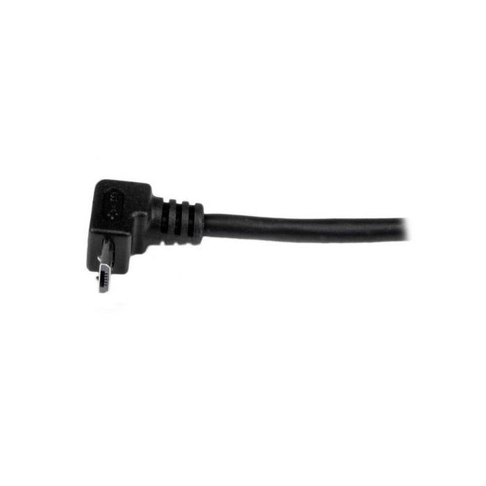 Startech Cable Usb 2.0 A Micro Usb Acodado 1m  Negro Usbaub1mu