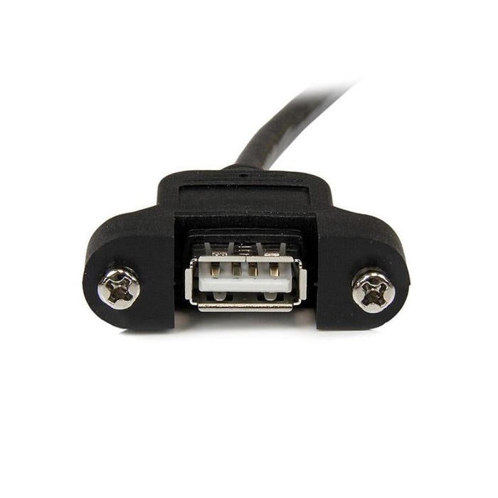 Startech Cable Usb 2.0 M/H (Alargo) 0.91m Para Montar Empotrar En Panel Usbpnlafam3