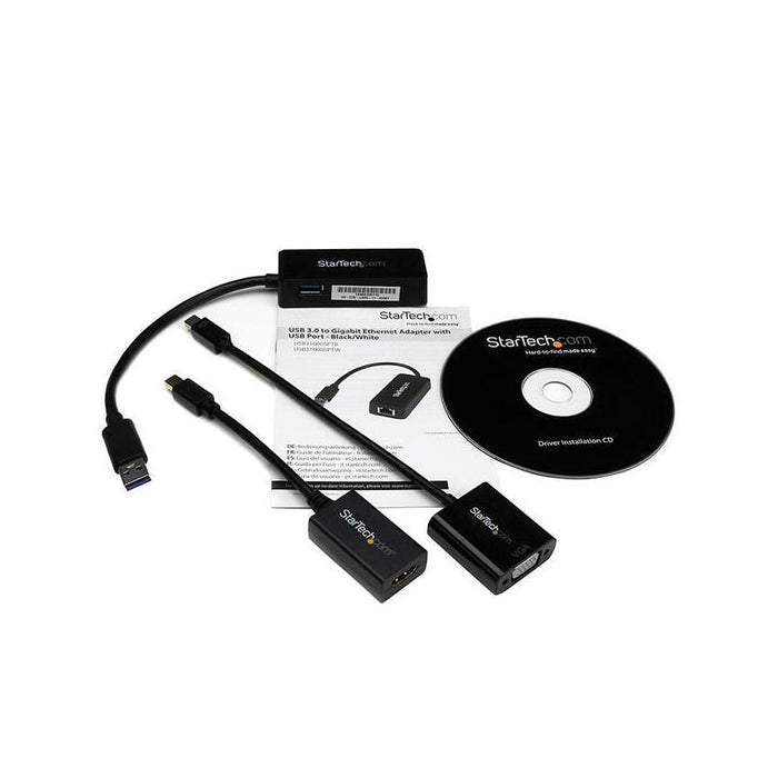 Startech Juego Adaptadores Hdmi, Vga Y Eth. Gigabi