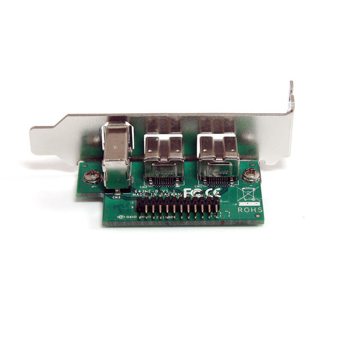 Startech Tarjeta Mini Pci Express Firewire 2 Puertos 1394b Fw800 1 Puerto 1394a Fw400 Mpex1394b3