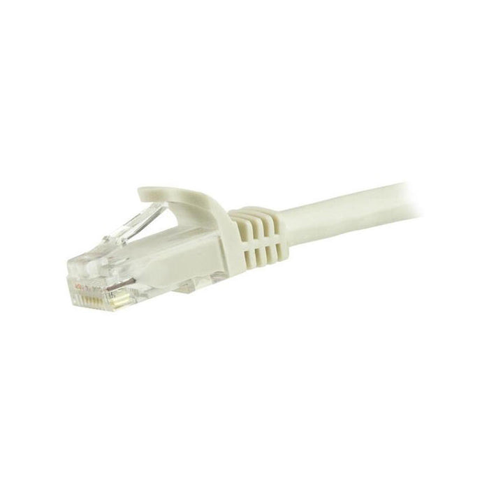 Startech.Com 1.5m Cat6 Ethernet Cable 10 Gigabit Snagless Rj45 650mhz 100w Poe Patch Cord Cat 6 10gbe Utp Network Cable W/Strain Relief White Fluke Tested/Wiring Is Ul Certified/Tia Category 6 24awg (N6patc150cmwh) Cable De Interconexión Rj
