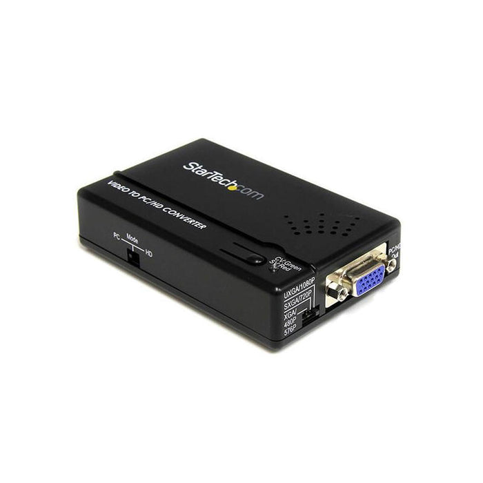 Startech.Com Adaptador Conversor De S-Video - Video Compuesto Y Por Componentes Rca A Vga