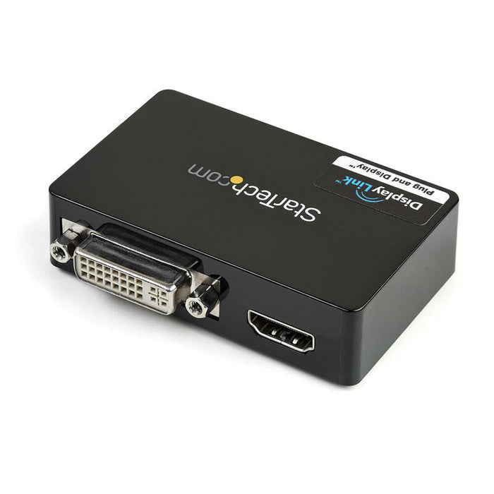 Startech.Com Adaptador De Vídeo Externo Usb 3.0 A Hdmi Y Dvi - Tarjeta Gráfica Externa Cable Dual Head - 2048x1152