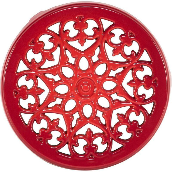 Staub Topfuntersetzer Rund 23 Cm Kirschrot