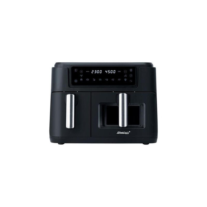 Steba Freidora De Aire Caliente Doble Hf 9500 Duo Negra, 2.400 Vatios, 2 Cestos 6 Litros + 3,5 Litros 269500