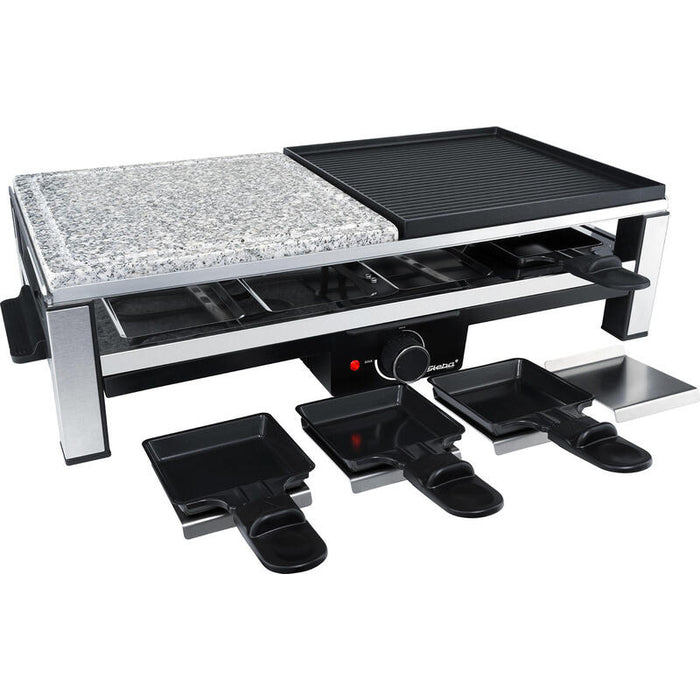 Steba Multi-Raclette Rc 108 Acero Inoxidable/Negro 631000