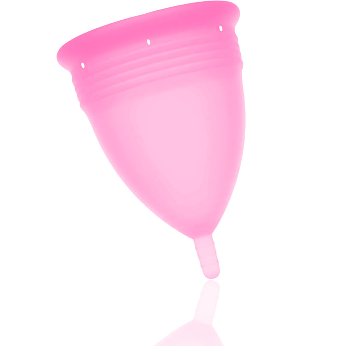 Stercup - Copa Menstrual Fda Silicona Rosa - Talla L