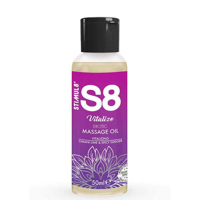 Stimul8 - S8 Vitalize Aceite De Masaje Erótico Lima 50 Ml