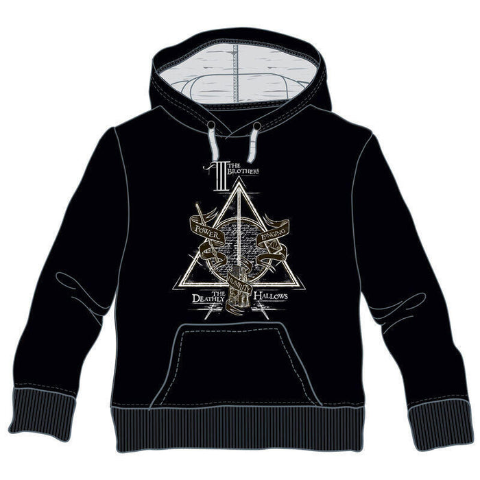 Sudadera Capucha Deathly Hallows Harry Potter Talla 10