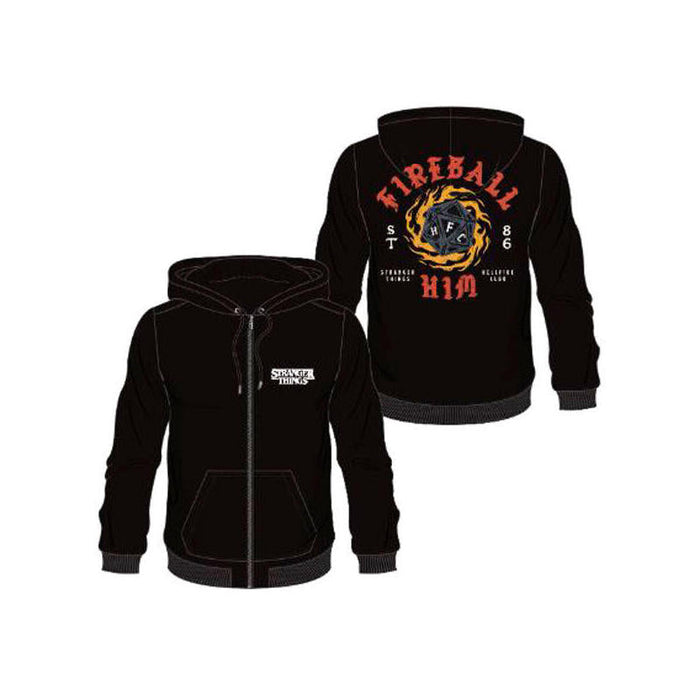 Sudadera Capucha Fireball Stranger Things Talla M