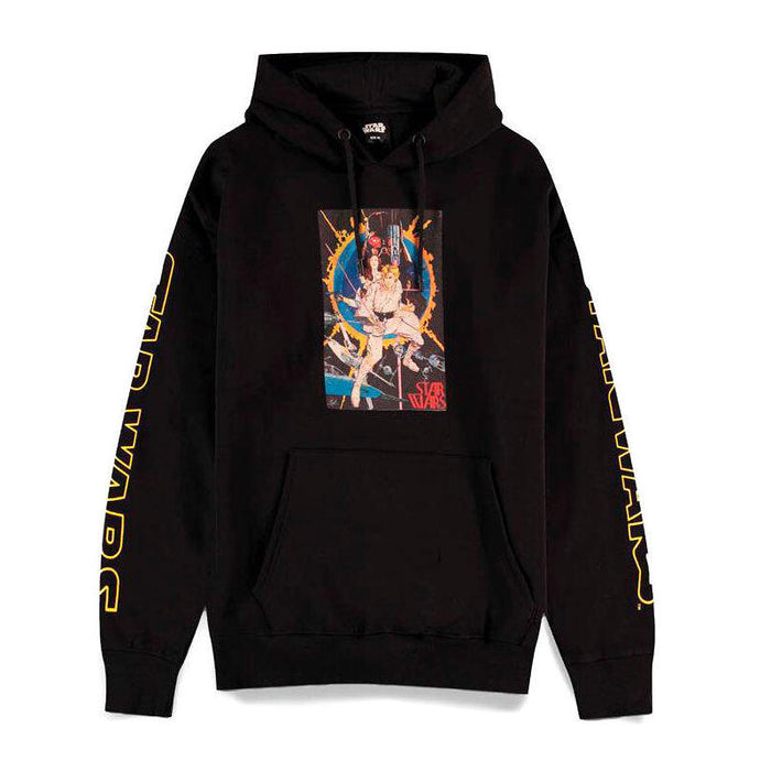 Sudadera Capucha Vintage Poster Star Wars Talla S