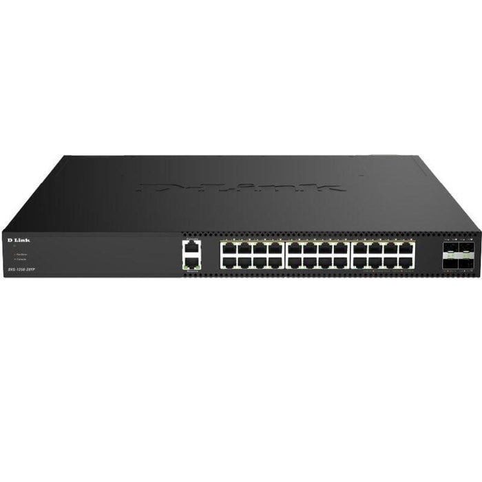 Switch Gestionable D-Link Dxs-1250-28yp E 24 Puertos Rj-45 10gbps Sfp Poe