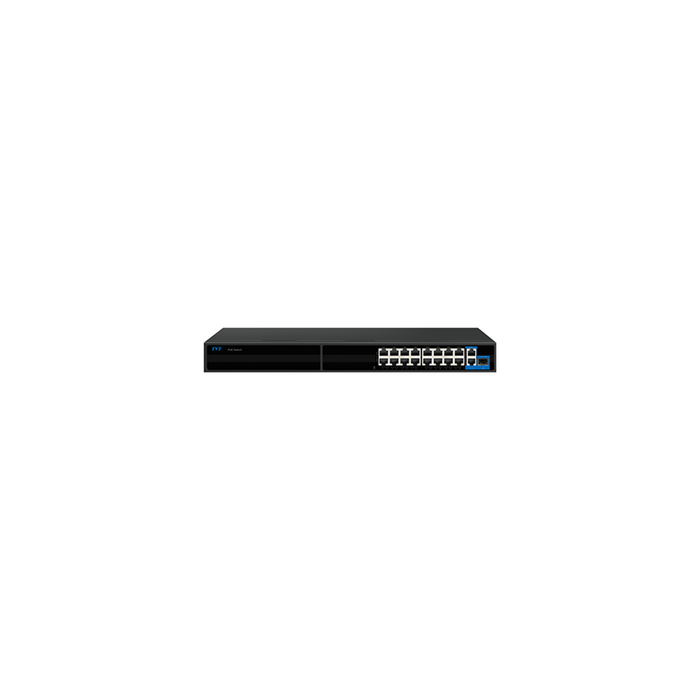 Switch Poe De 16 10/100 + 2 10/100/1000 Puertos Con Ia