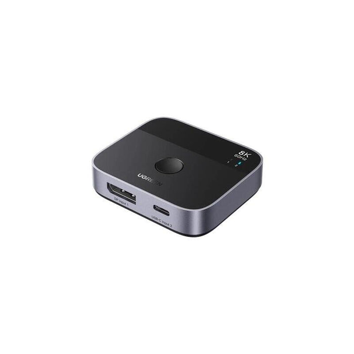Switch Ugreen Displayport/Usb-C A Usb-C Gris