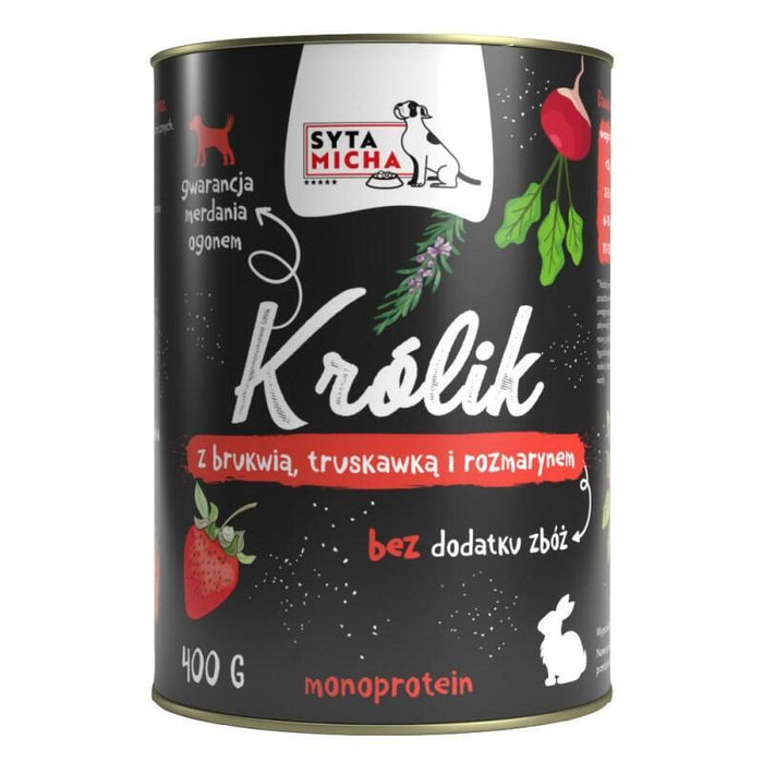 Syta Micha Conejo Con Colinabo - Comida Húmeda Para Perros - 400 G