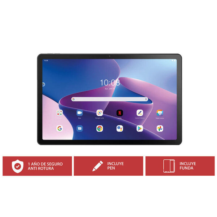 Tablet Lenovo M10 Plus  3nd 4g 128gb 10,6" 2k Funda Pen Y Seguro