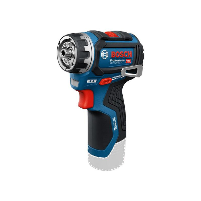 Taladro/Atornillador Bosch Powertools  Inalámbricogsr 12v-32 Fc Professional, 12volt (Azul/Negro, Ohne Akku Und Ladegerät) 06019n7100