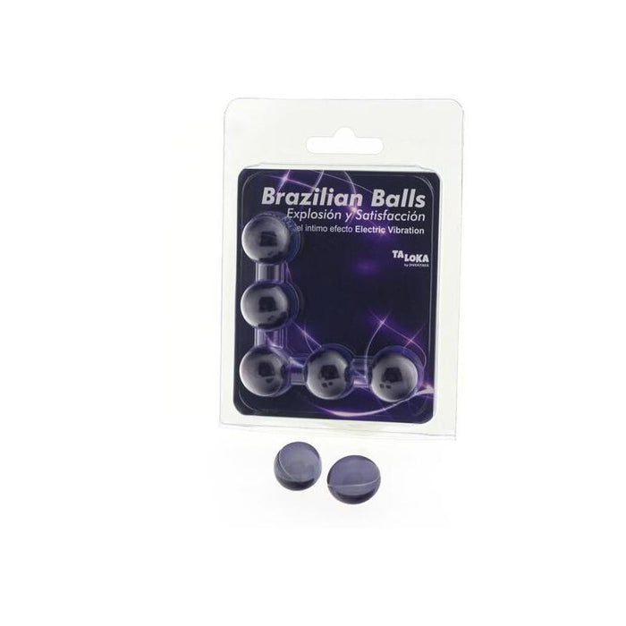 Taloka - Brazilian Balls Gel Excitante Efecto Vibración Eléctrica 5 Bolas