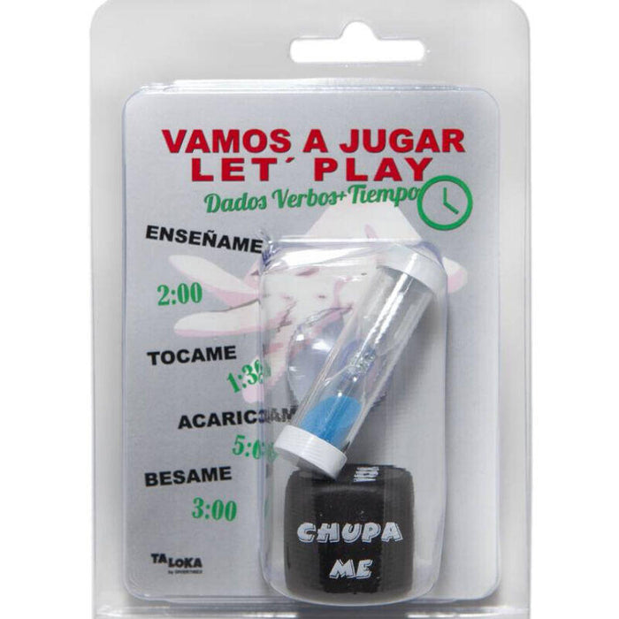 Taloka - Dado C/ Verbos +Reloj De Arena Vamos A Jugar /Es/Pt/En/Fr/It/
