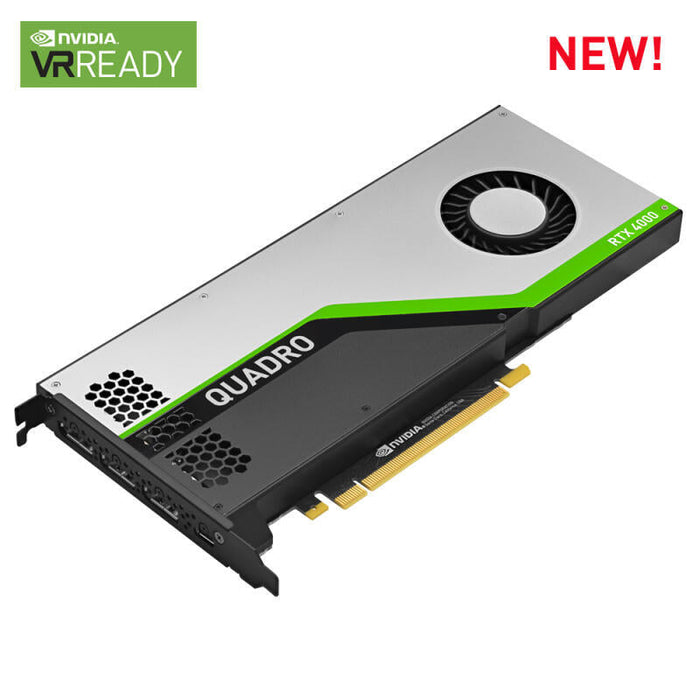 Tarjeta Gráfica Pny Quadro Rtx 4000 8gb Gddr6x 3xdp/Usb Tipo-C/8 Pin/Stereo Vcqrtx4000-Pb