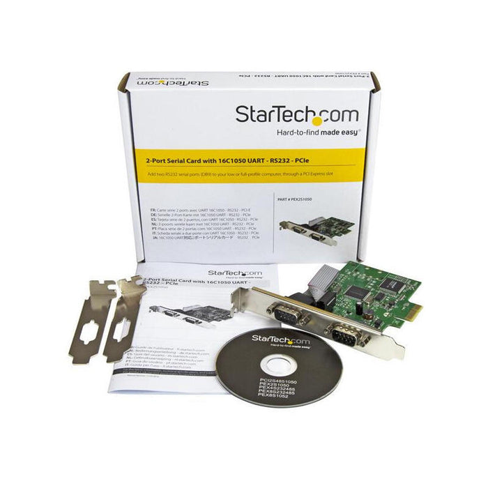 Tarjeta Serie Pci Express 2    Accs Puertos Db9 Rs232 Uart 16c1050