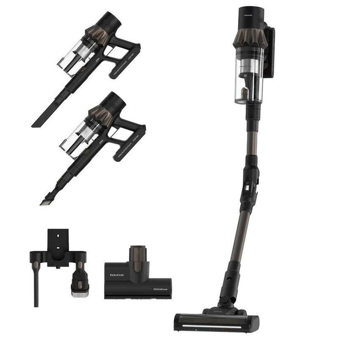 Taurus Homeland X9 Pro Pet & Car Aspiradora Escoba Sin Cable Batería Seco Hepa Sin Bolsa 0,7 L 615 W Negro, Marrón 2,5 Ah