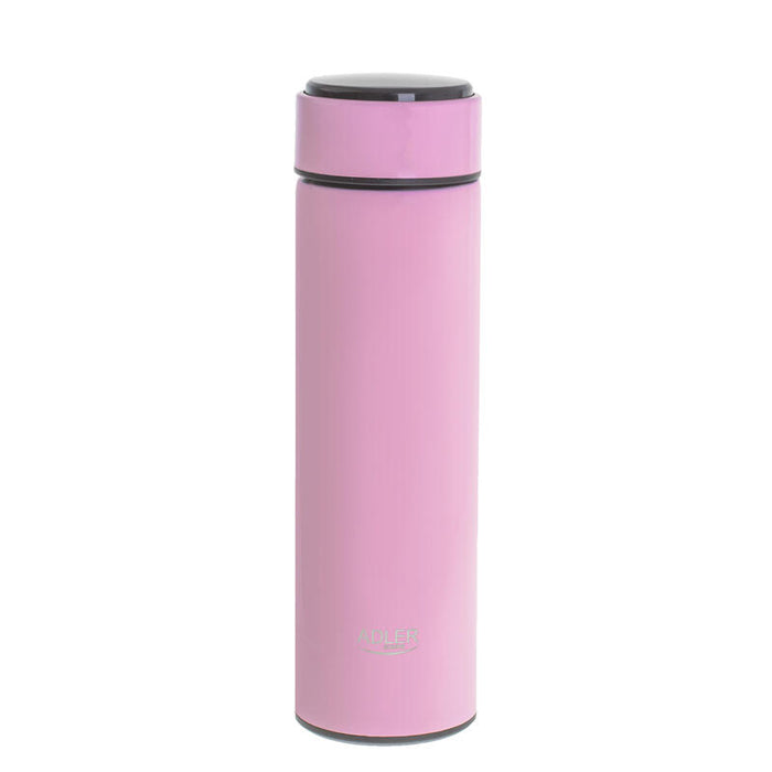 Taza  Térmica Adler Ad 4506p, Led, 0,473 L, Rosa