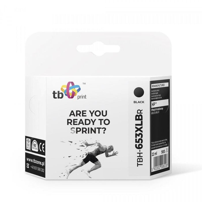 Tb Tinta Para Hp Dj6075 Tbh-653xlbr Bk Ref.