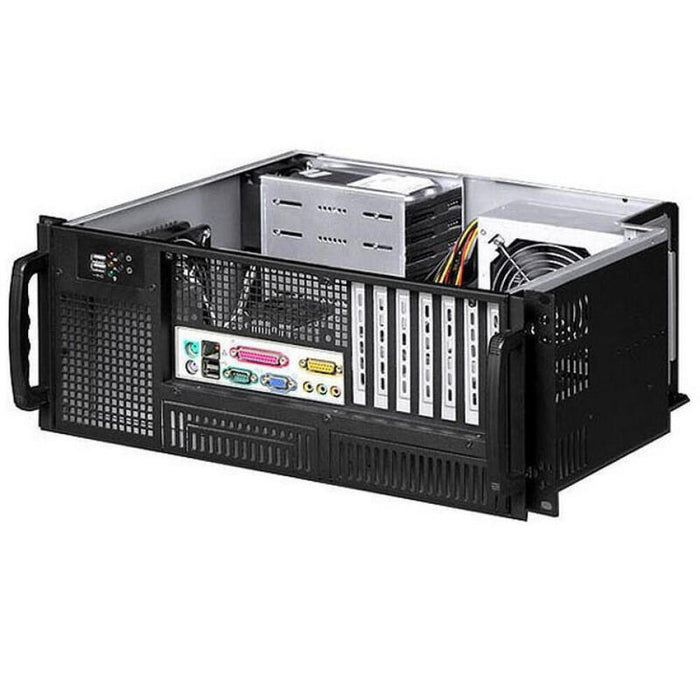 Techly 307377 19 4u Industrial Rack-Mount Chassis Atx Black
