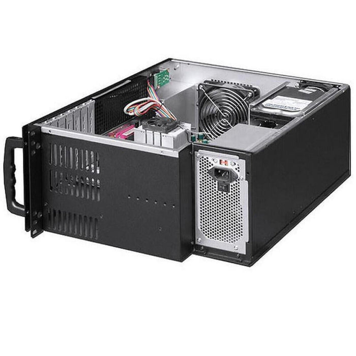 Techly 307377 19 4u Industrial Rack-Mount Chassis Atx Black