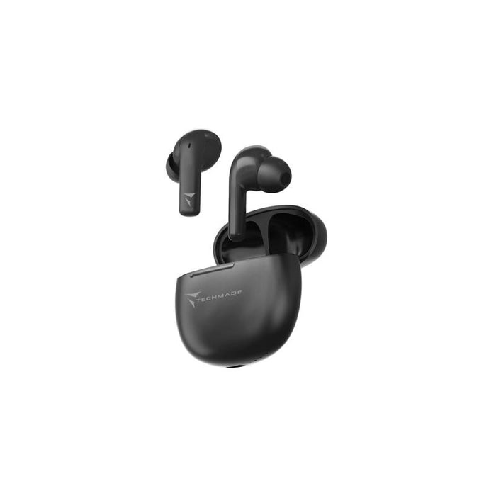 Techmade Tws Earphones Earbuds With Box Black Tm-K201e-Bk