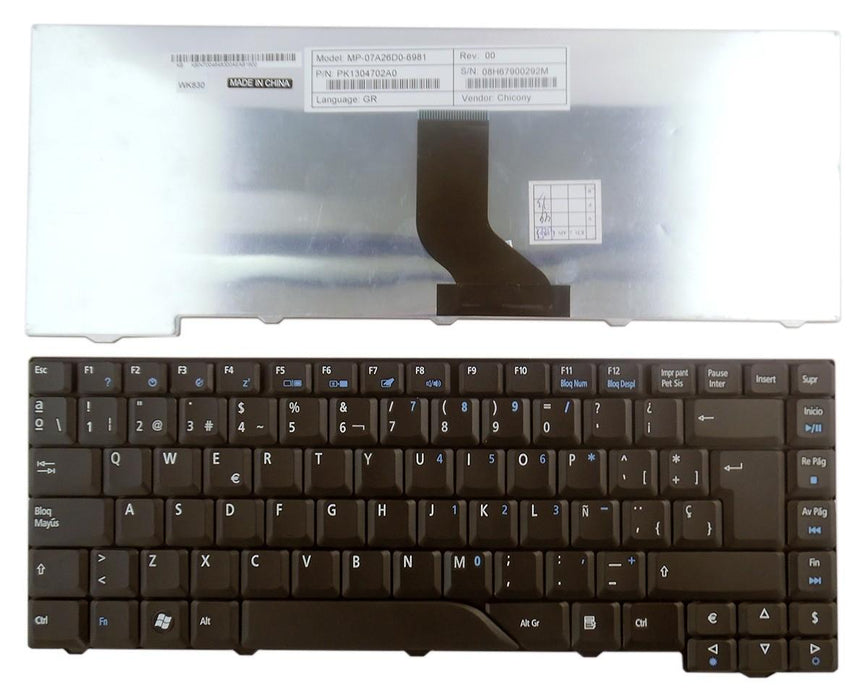 Teclado Para Portátil Para Acer Aspire 5315 5920 5235 5320 5520 5310 5710