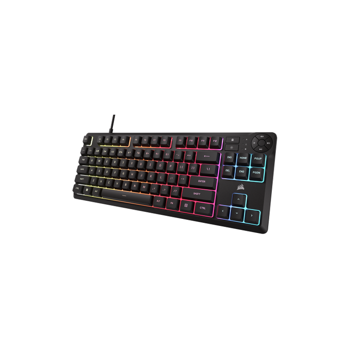 Teclado Corsair Usb K55 Core Tkl Rgb Gaming Icue Negro Ch-9216065-Es