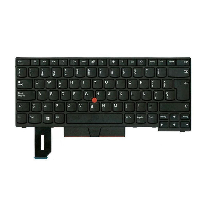 Teclado Español Compatible Para Portatil Lenovo Thinkpad E480 (20kn) (20kq)  01yp491 Nuevo 1 Año De Garantia