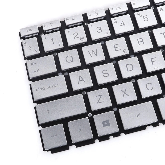 Teclado Plateado Para Portátil Hp 14-Da 14-Bd 14-Cc 14-Cd 14M-Cd 14-Ce 14-Cf 14-Ck 14-Cm