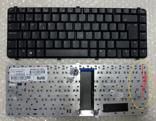 Teclado Para Portátil Hp Compaq 510 511 515 516 610 615 537583-071