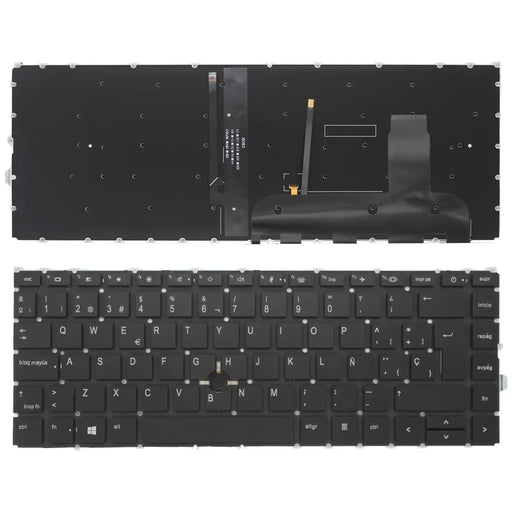 Teclado Para Portátil Hp Elitebook 840 G7 845 G7 745 G7 Negro Retroiluminado