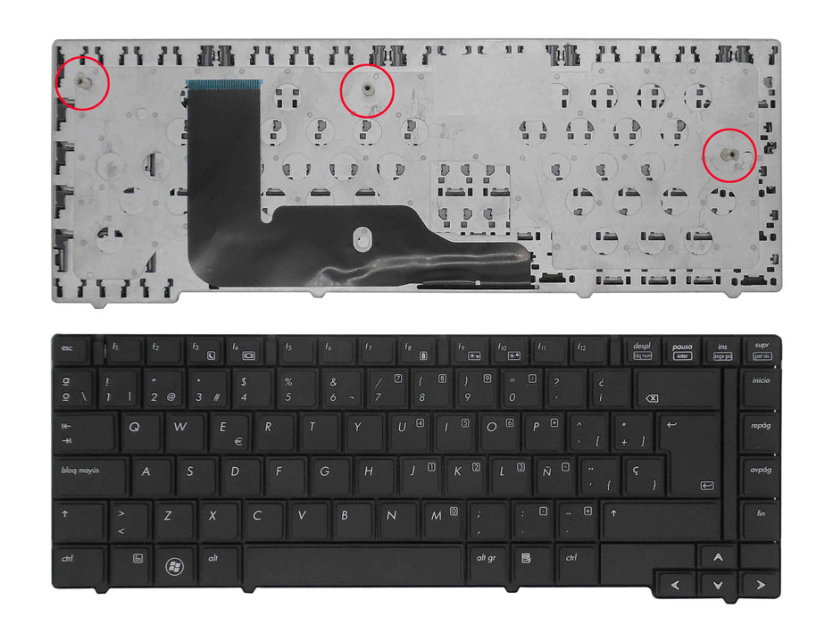 Teclado Para Portátil Hp Elitebook 8440P 8440W Sin Pointstick