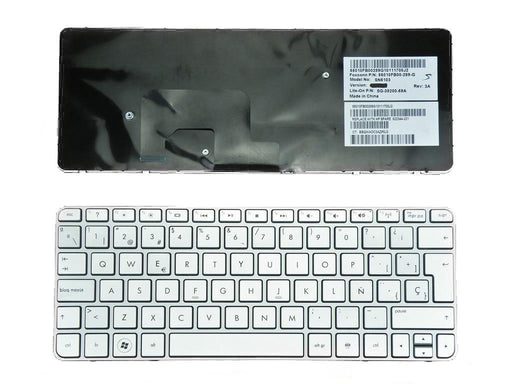 Teclado Para Portátil Hp Mini 210-2000110-3000 Plata Con Marco