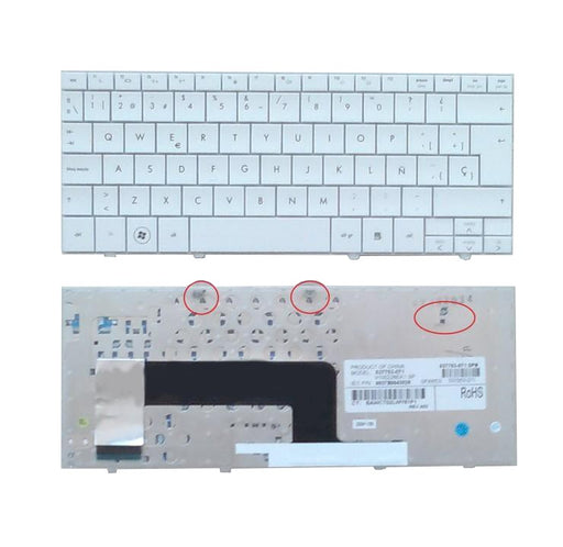Teclado Para Portátil Hp Mini V100226Ek1 537753-071 6037B0043026