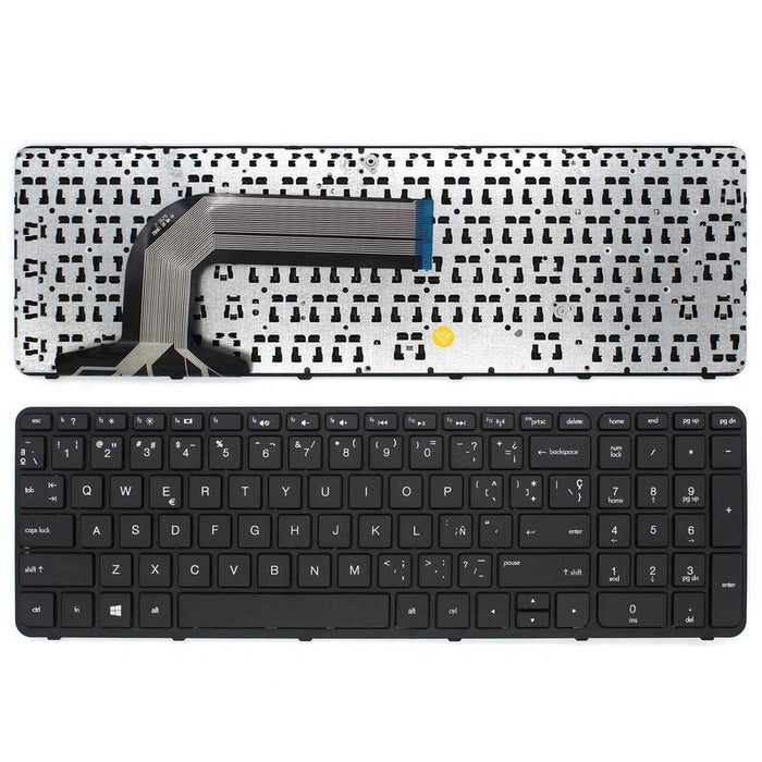 Teclado Hp Pavilion 17 E 17 N Con Marco Intro Pequeño Para Portátil