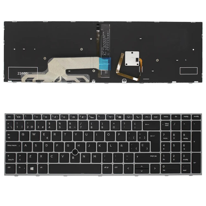 Teclado Retroiluminado Para Portátil Hp Zbook 15 G5 17 G5