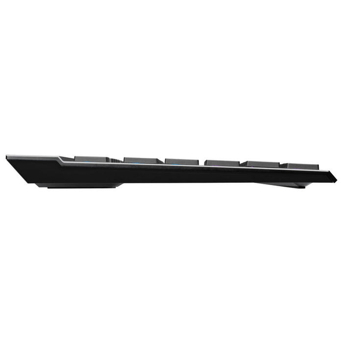 Teclado Inglés Corsair K100 Air Usb + Rf Wireless + Bluetooth Qwerty Negro