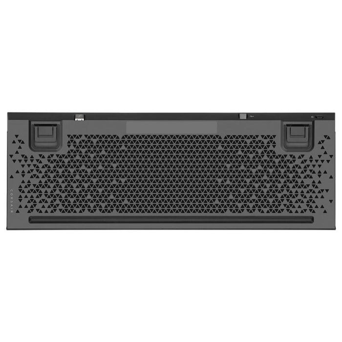 Teclado Inglés Corsair K100 Air Usb + Rf Wireless + Bluetooth Qwerty Negro
