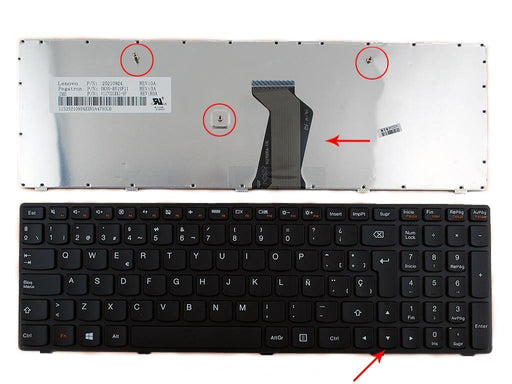 Teclado Para Portátil Lenovo G500 G505 G510 Negro