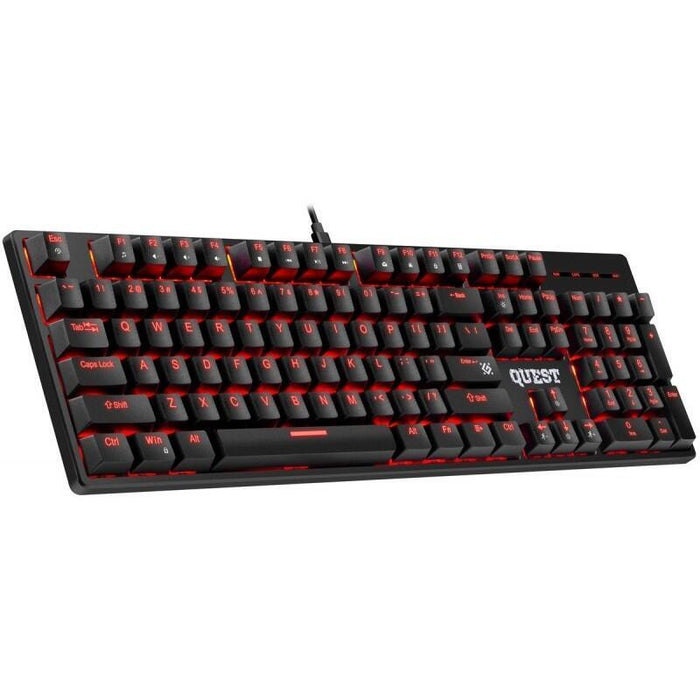 Teclado Mecánico Quest Gk-596 Rgb Anti-Ghosting