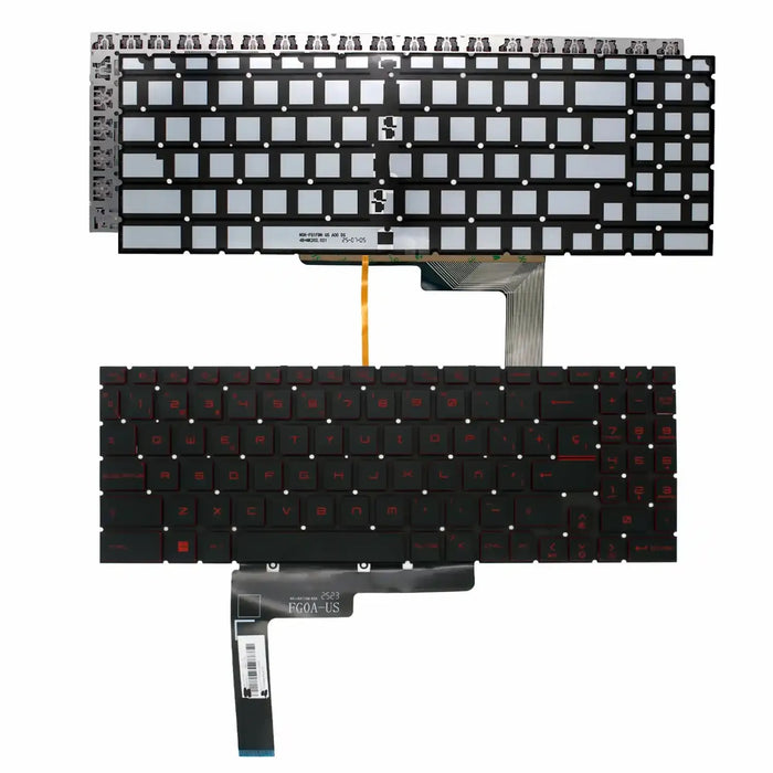 Teclado Retroiluminado Para Msi Ms-1799 Ms-179B