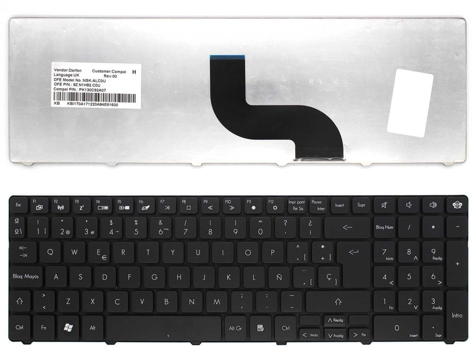 Teclado Para Portátil Packard Bell P5Ws6 Pew91 Pew92